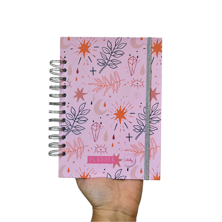 Planner sin fecha - Estelar rosado - Estilo puntos  1