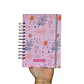 Planner sin fecha - Estelar rosado - Estilo puntos  - Miniatura 1