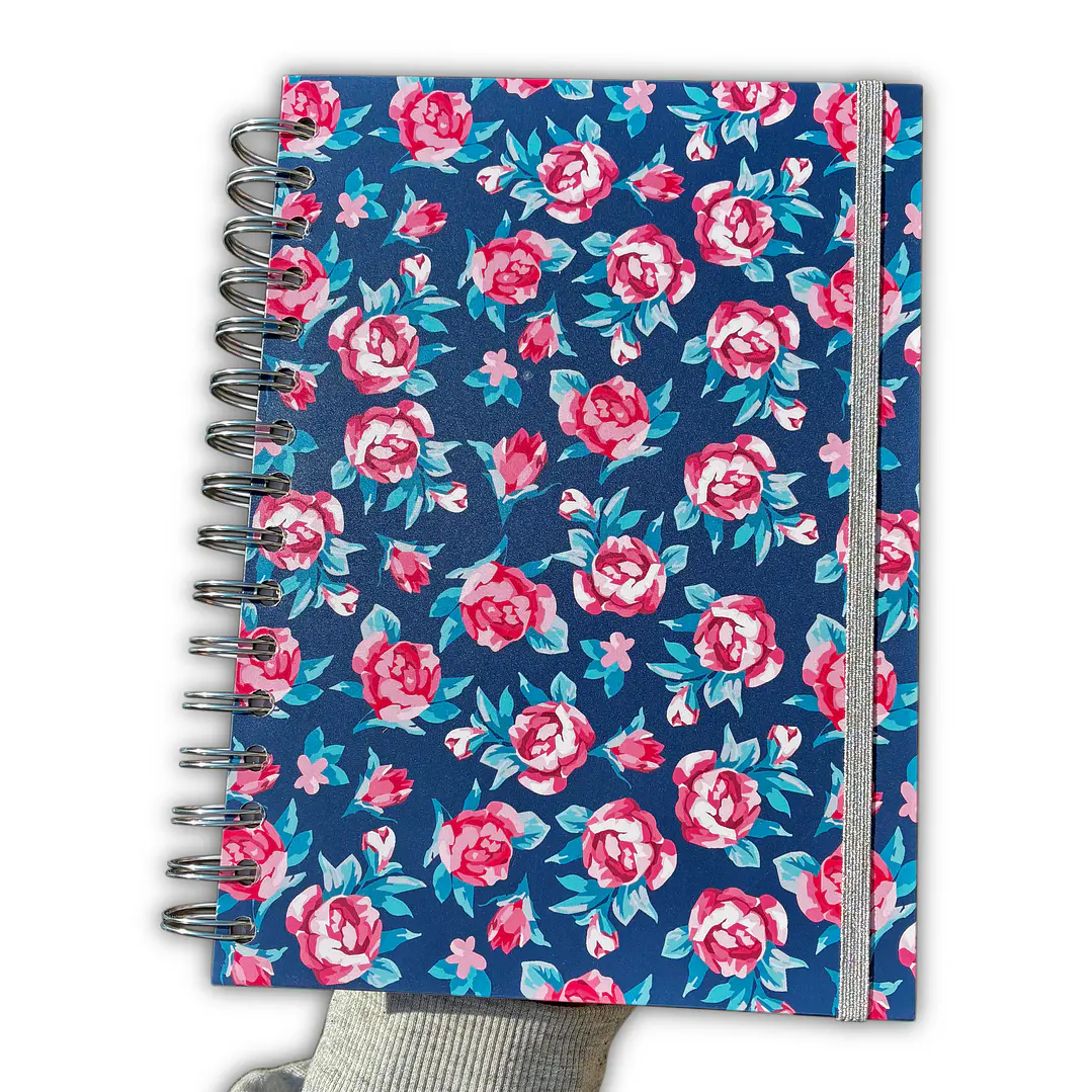 Planner sin fecha - Rosas - Estilo líneas  1