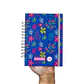 Planner sin fecha - Flor neón - Puntos - Miniatura 1