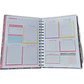 Planner sin fecha - Flor neón - Puntos - Miniatura 2