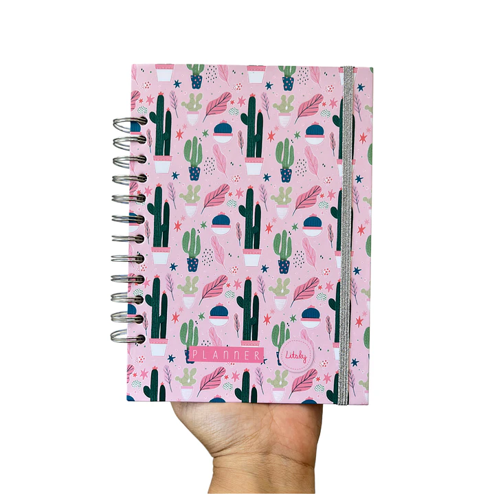 Planner sin fecha - Cactus - Puntos 1