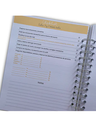 Planner de bodas Flores 