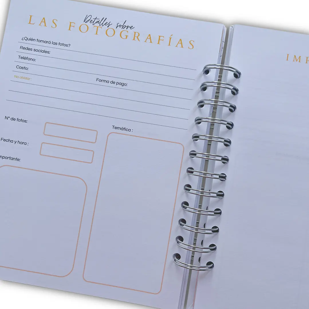 Planner de bodas Mr & Mrs 4