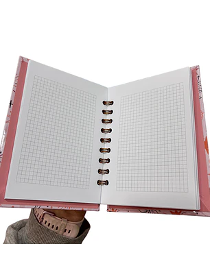 Cuaderno mini cuadriculado  100 hojas