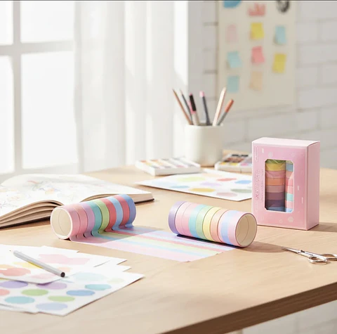 Washi tape 20 rollos tonos pastel