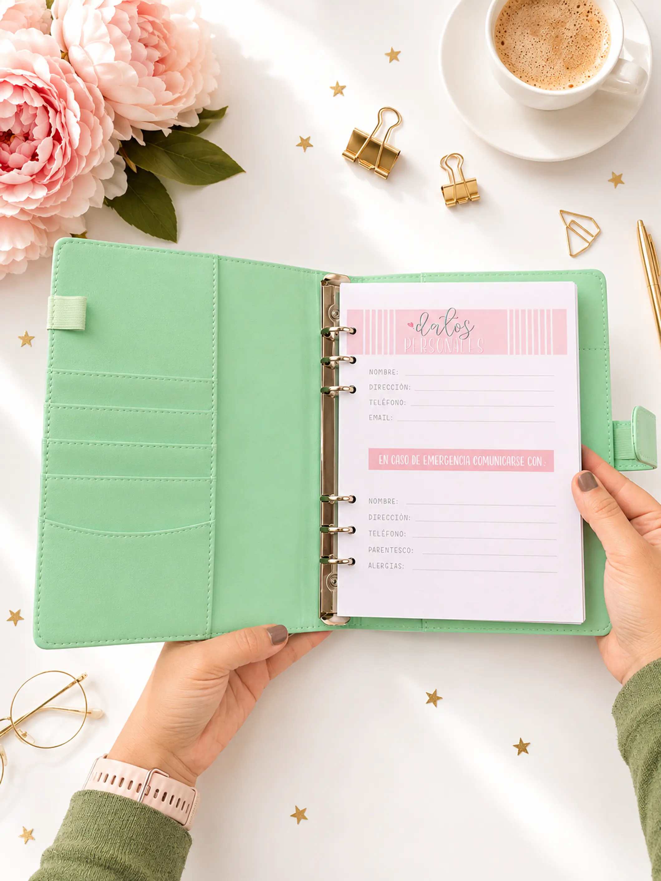 Binder planner eterno 12 meses  11