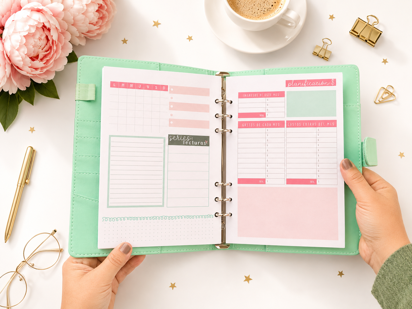 Binder planner eterno 12 meses  4