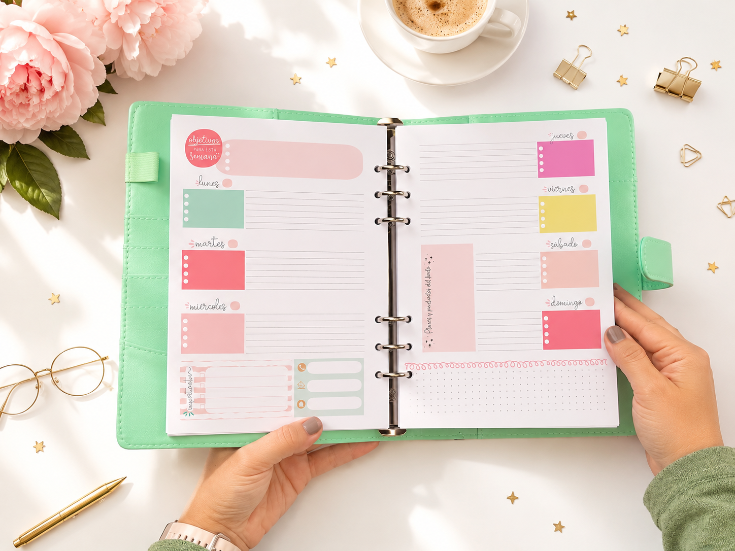 Binder planner eterno 12 meses  2