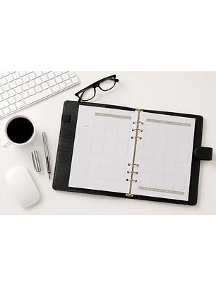 Binder Planner hombre sin fecha 