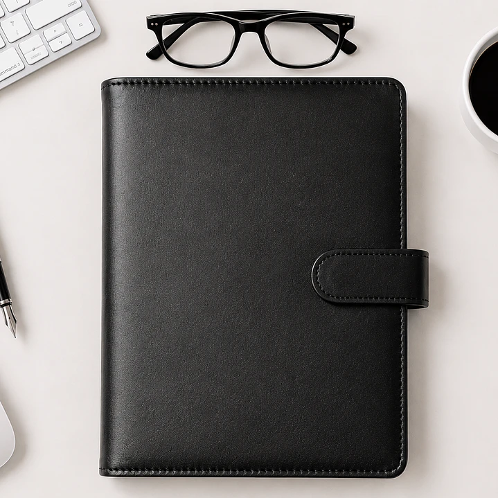 Binder Planner hombre sin fecha  5