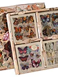 Stickers vintage mariposas 100 hojas  - Miniatura 1