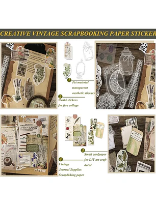 260 Piezas para scrapbooking 