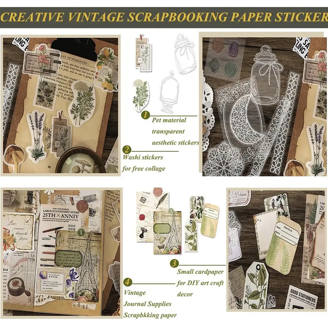 260 Piezas para scrapbooking  2