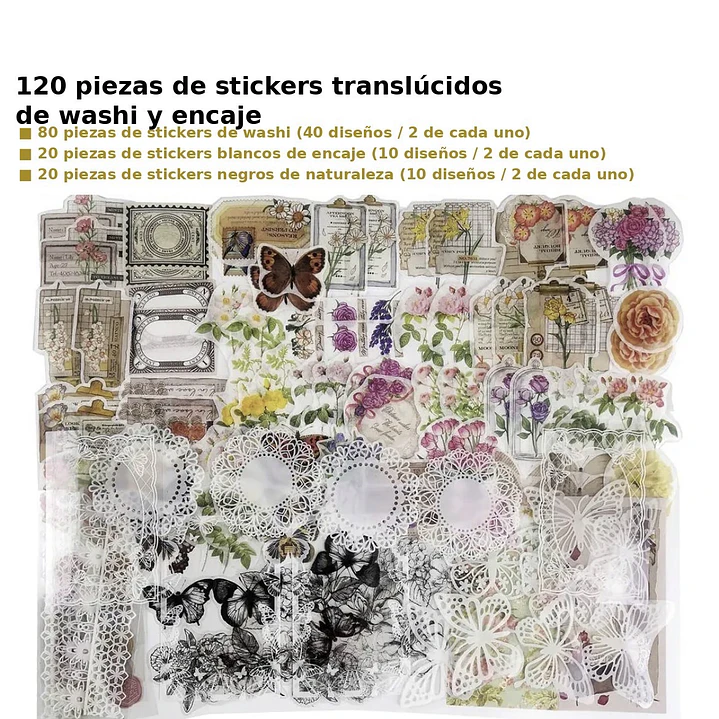 260 Piezas para scrapbooking  3
