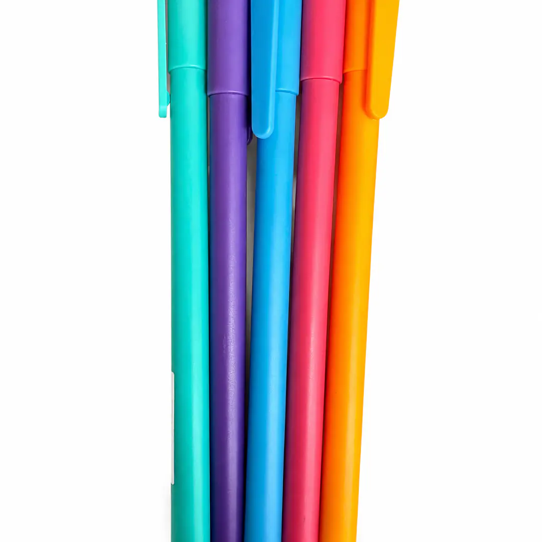 Set de 5 lápices tinta gel 0.5mm 1