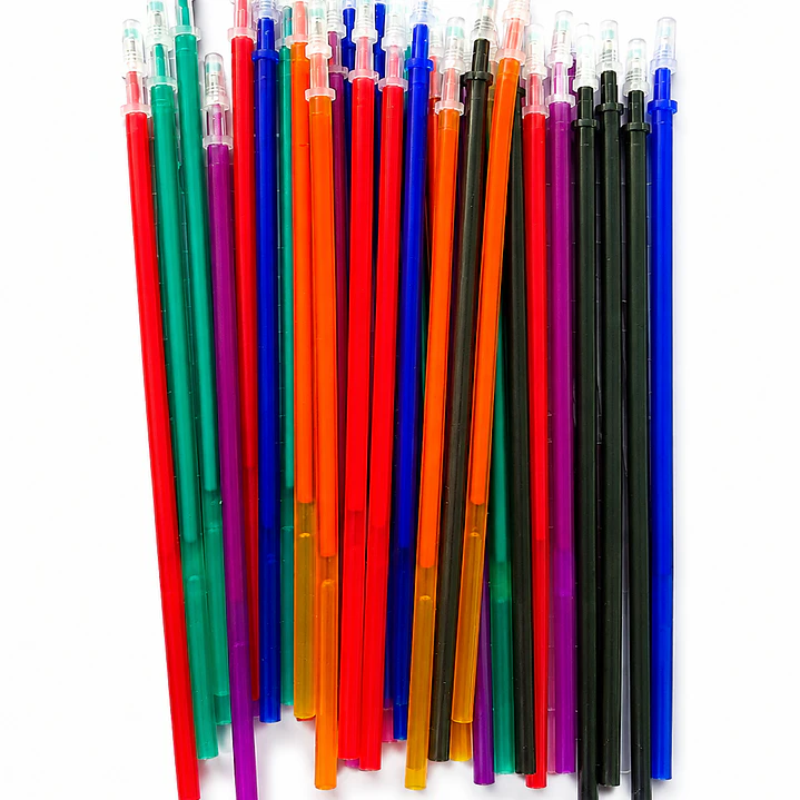 6 Lápices Borrables (tinta gel) + 30 recargas 3