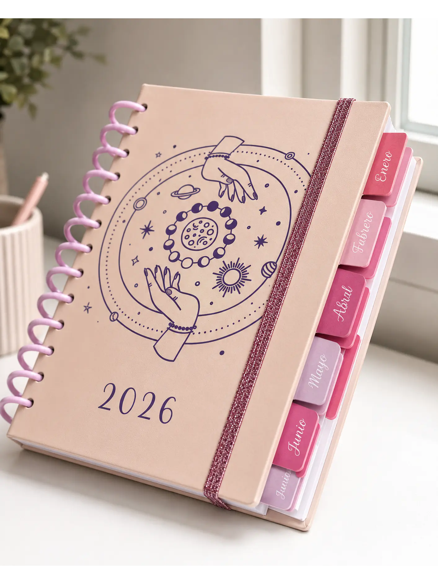 Pestañas adhesivas para planner - 12 meses del año  5