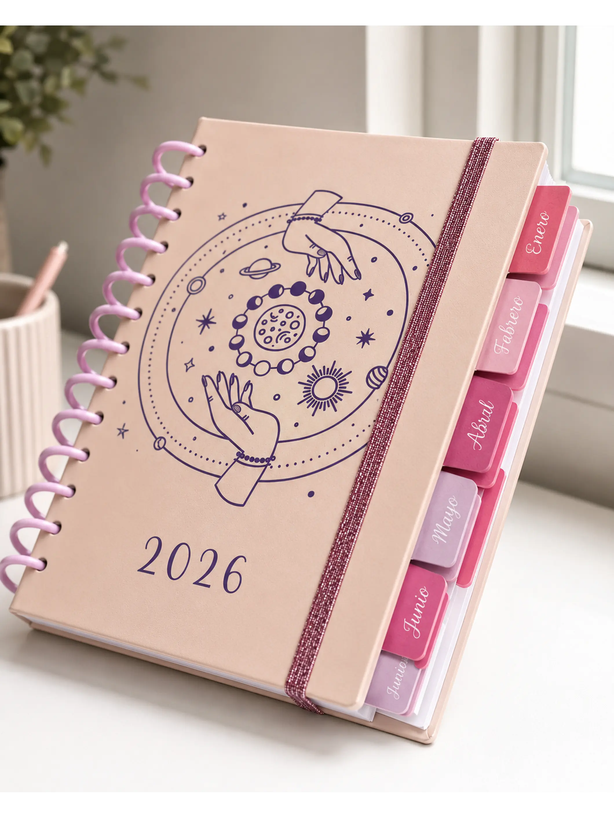 Pestañas adhesivas para planner - 12 meses del año  5