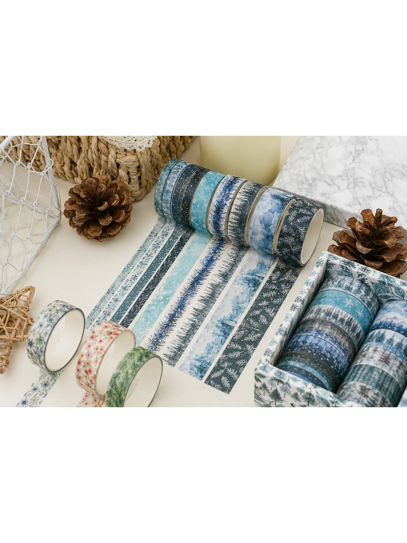 Washi tape 18 rollos Winter Season 2