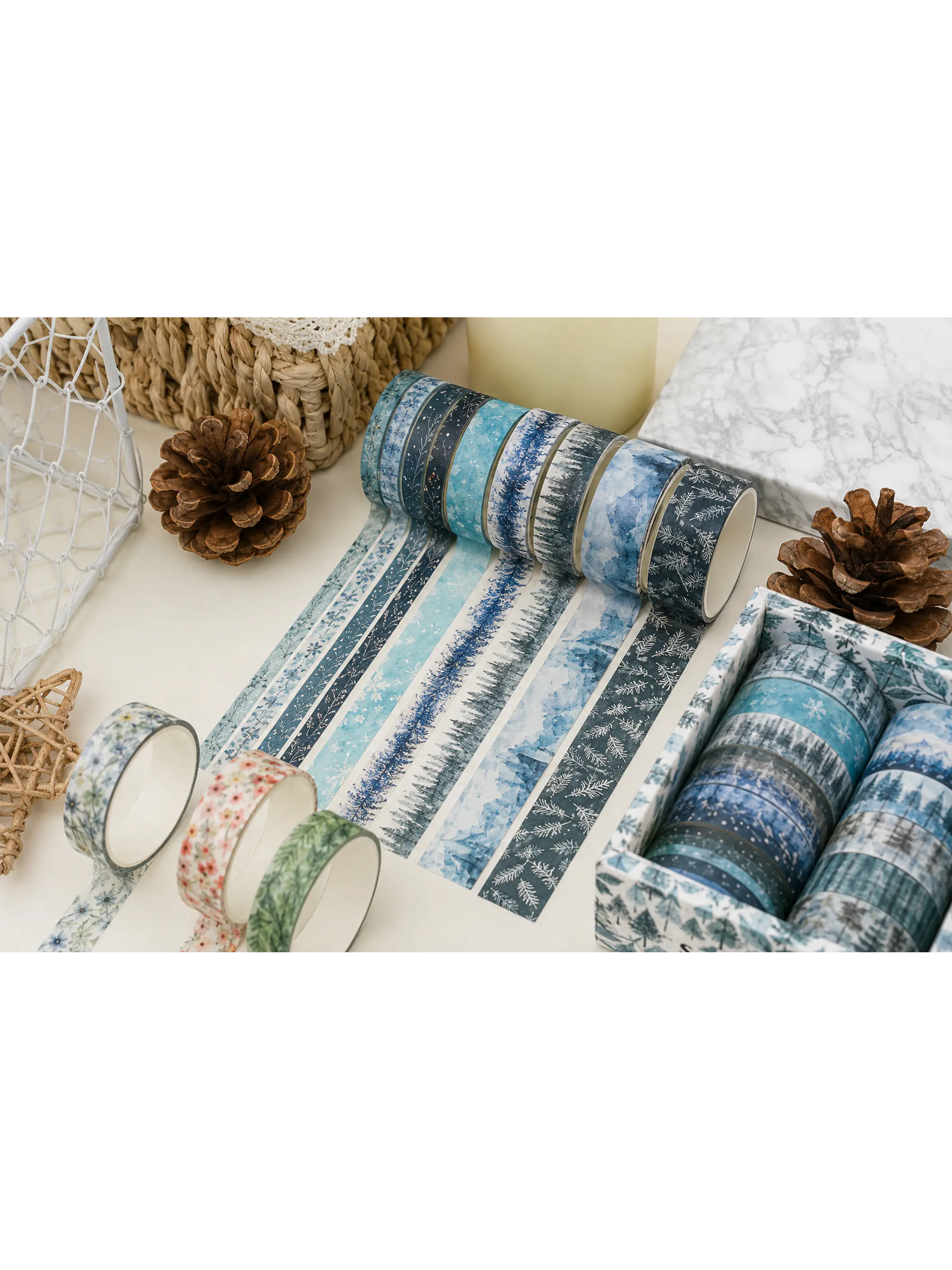 Washi tape 18 rollos Winter Season 2