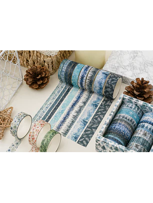 Washi tape 18 rollos Winter Season