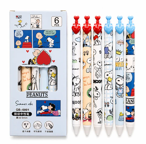 Set 6 Lápices Snoopy 