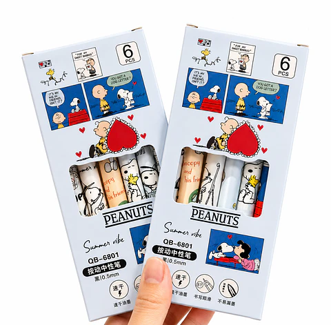 Set 6 Lápices Snoopy 