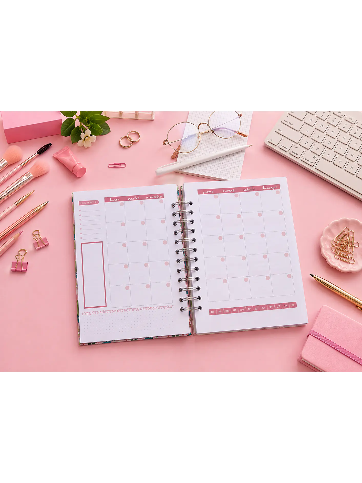 Planner eterno colores (año completo) A5 2
