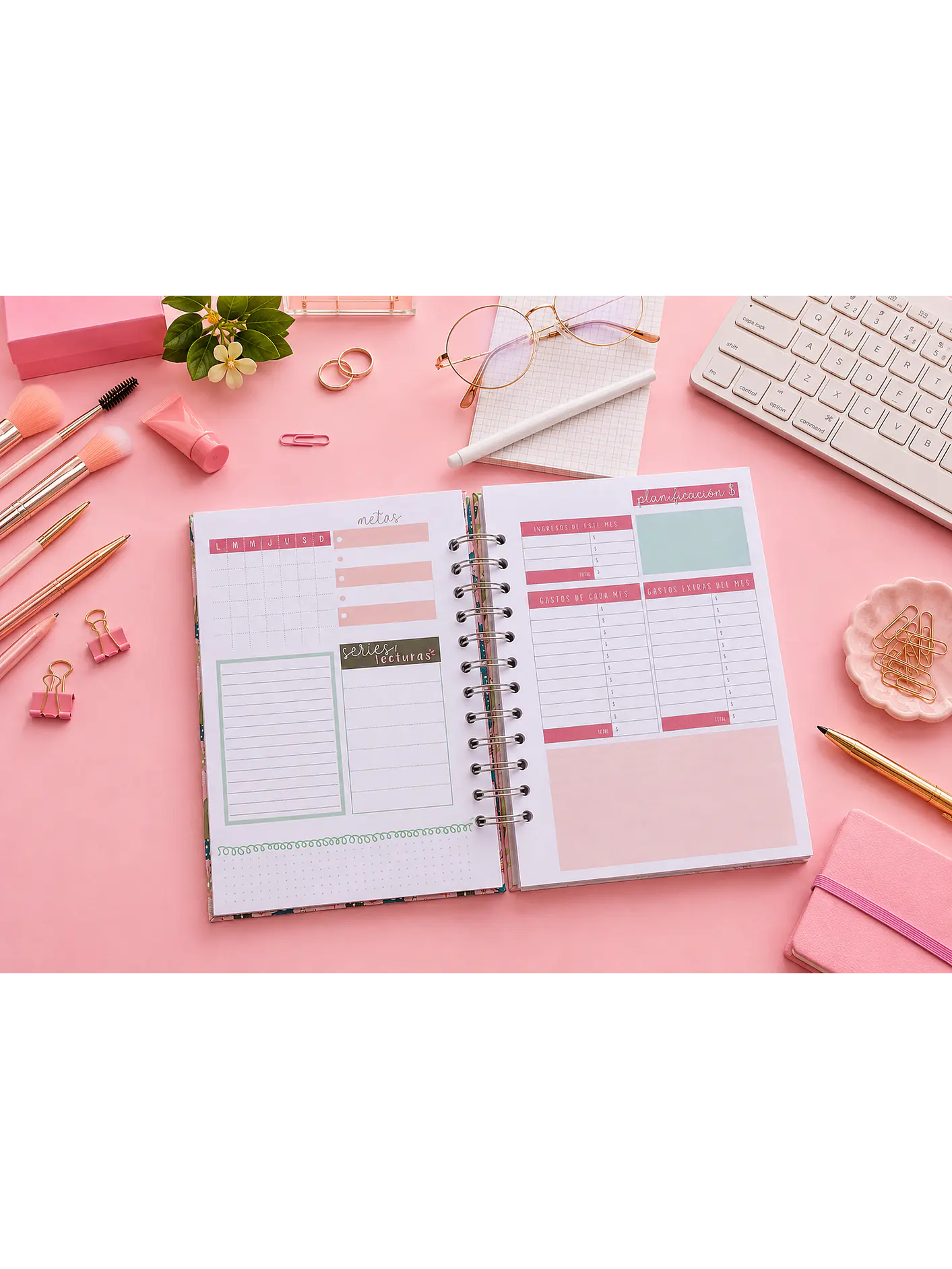 Planner eterno colores (año completo) A5 3