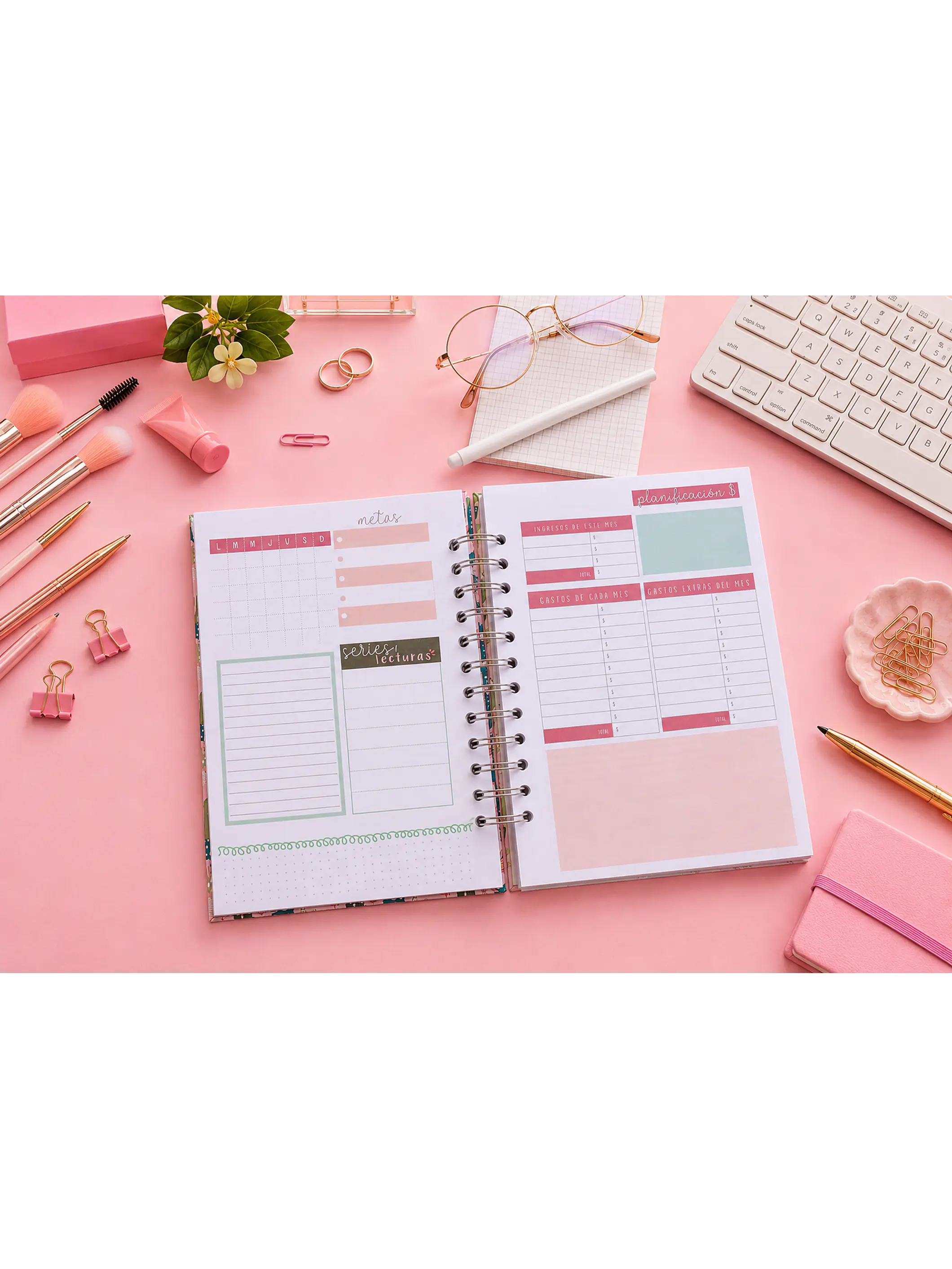 Planner eterno colores (año completo) A5 3