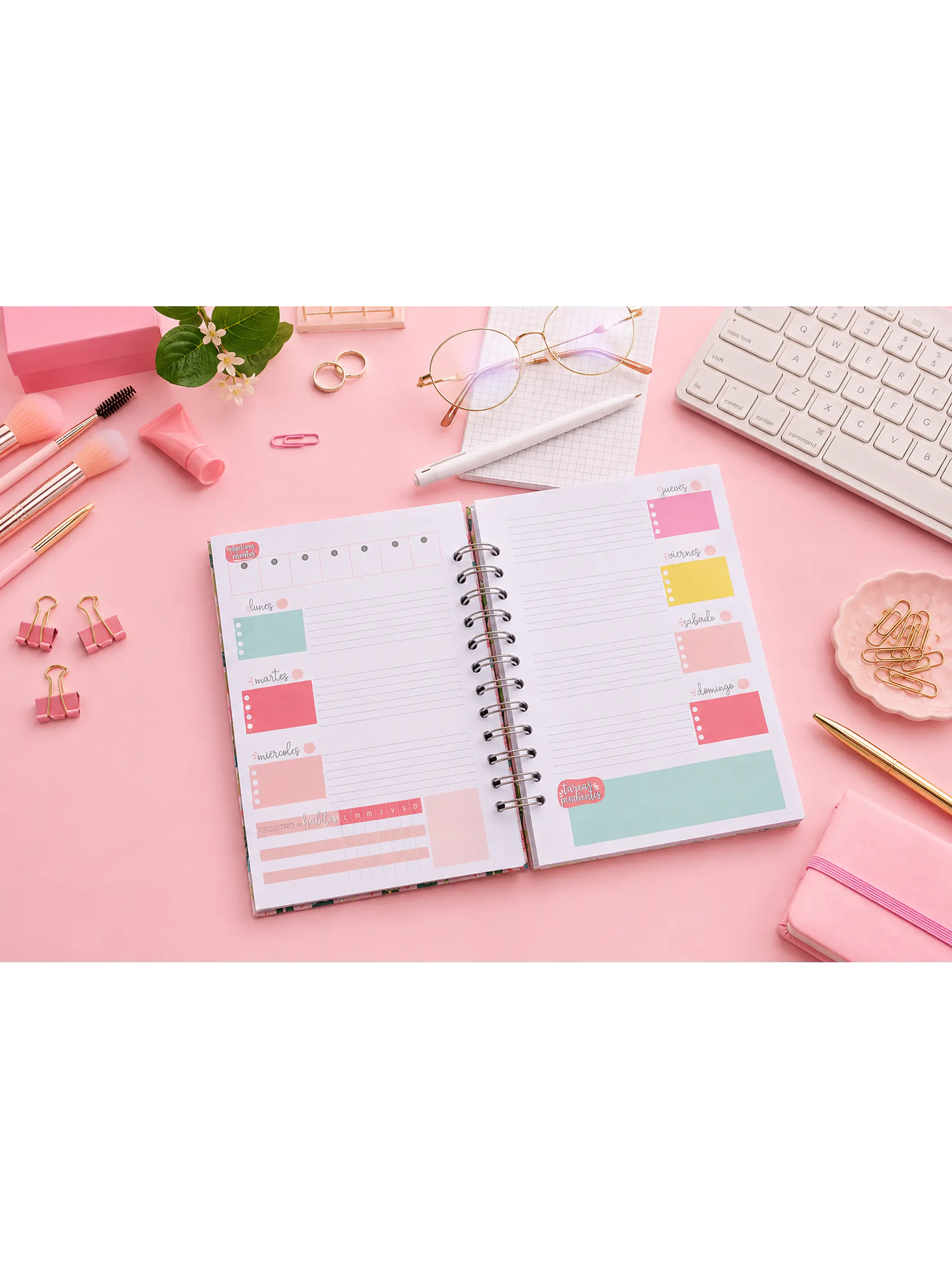 Planner eterno colores (año completo) A5 1