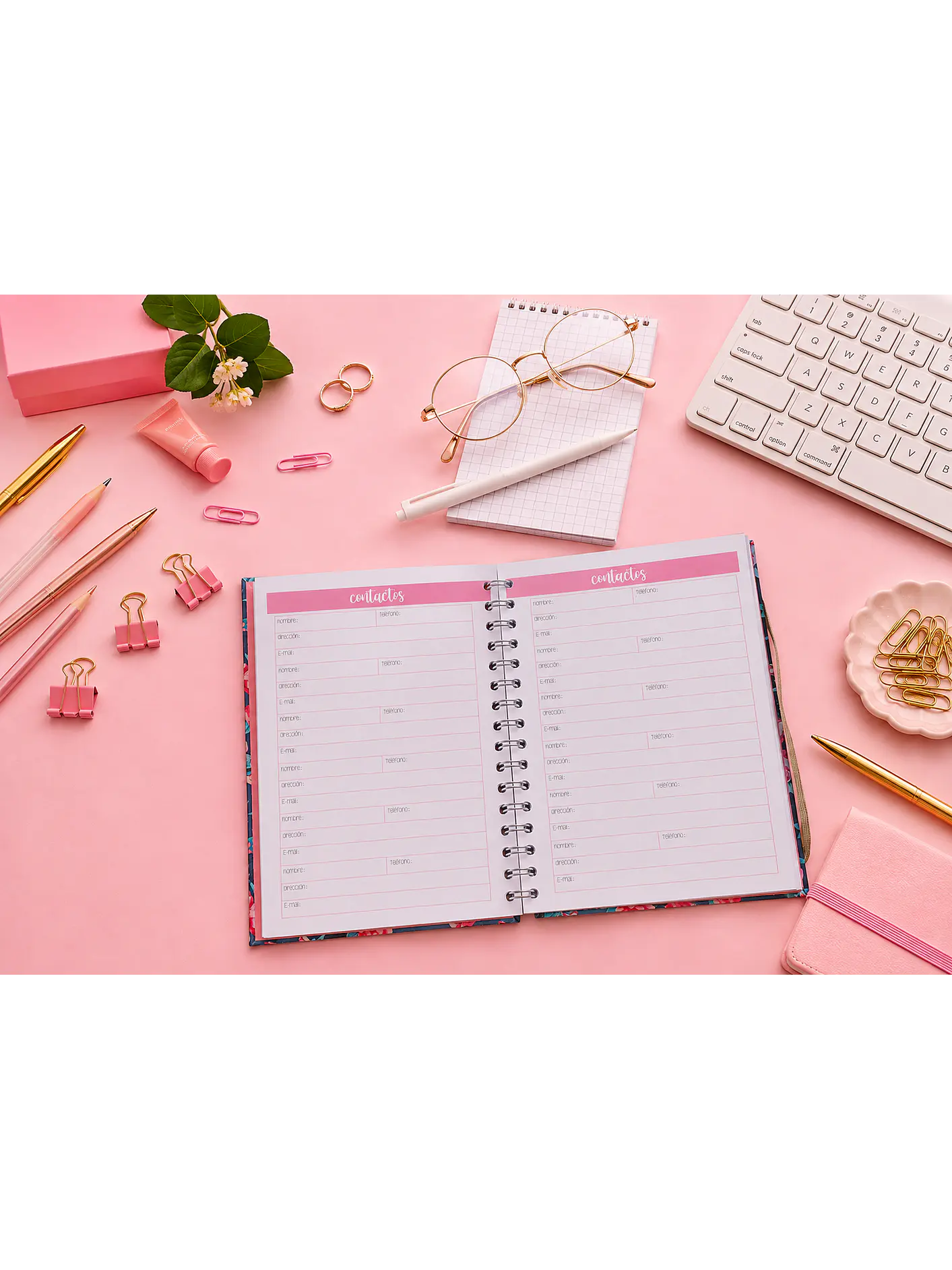 Planner sin fecha en Líneas 12 meses 7