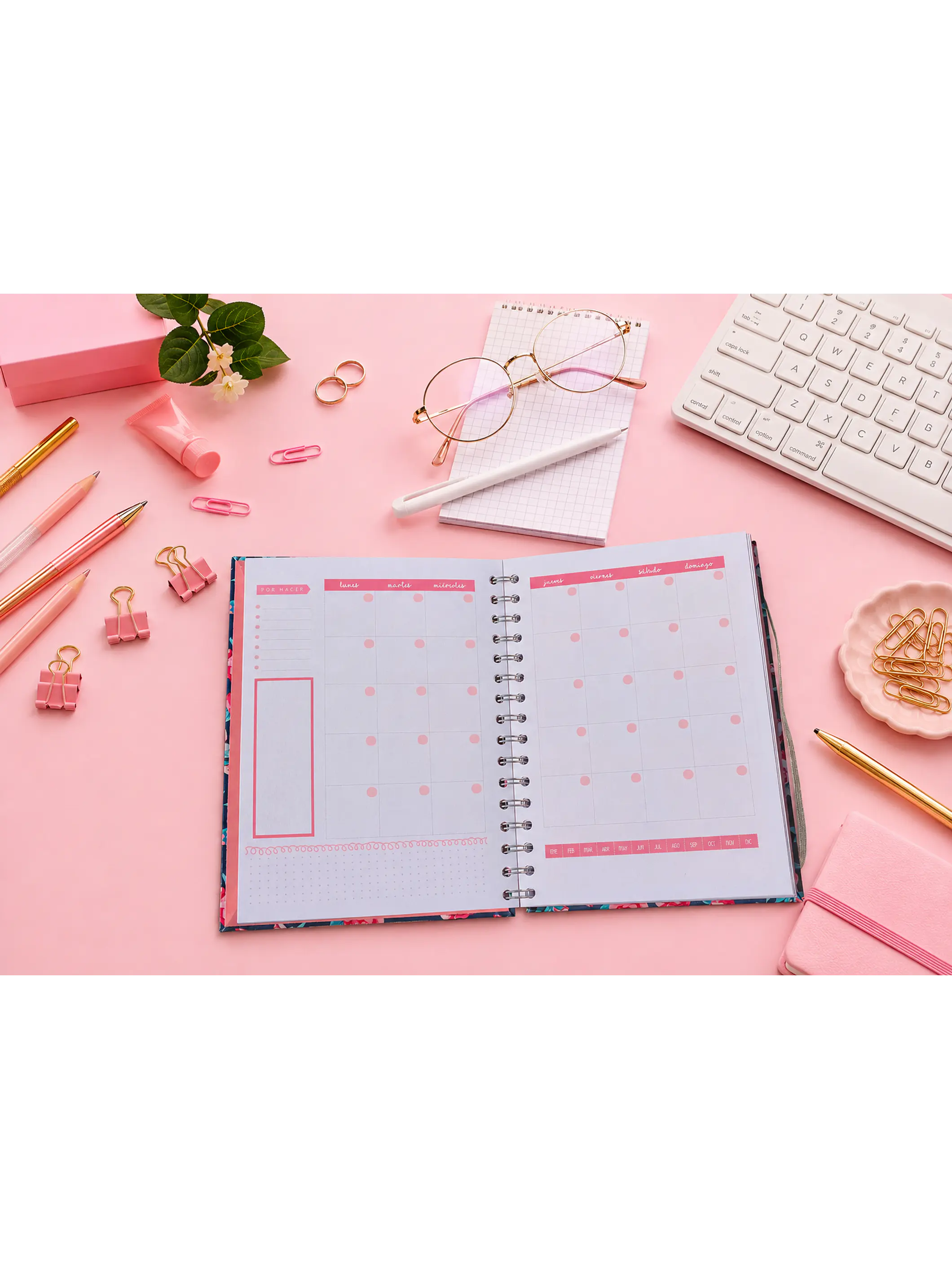 Planner sin fecha en Líneas 12 meses 3