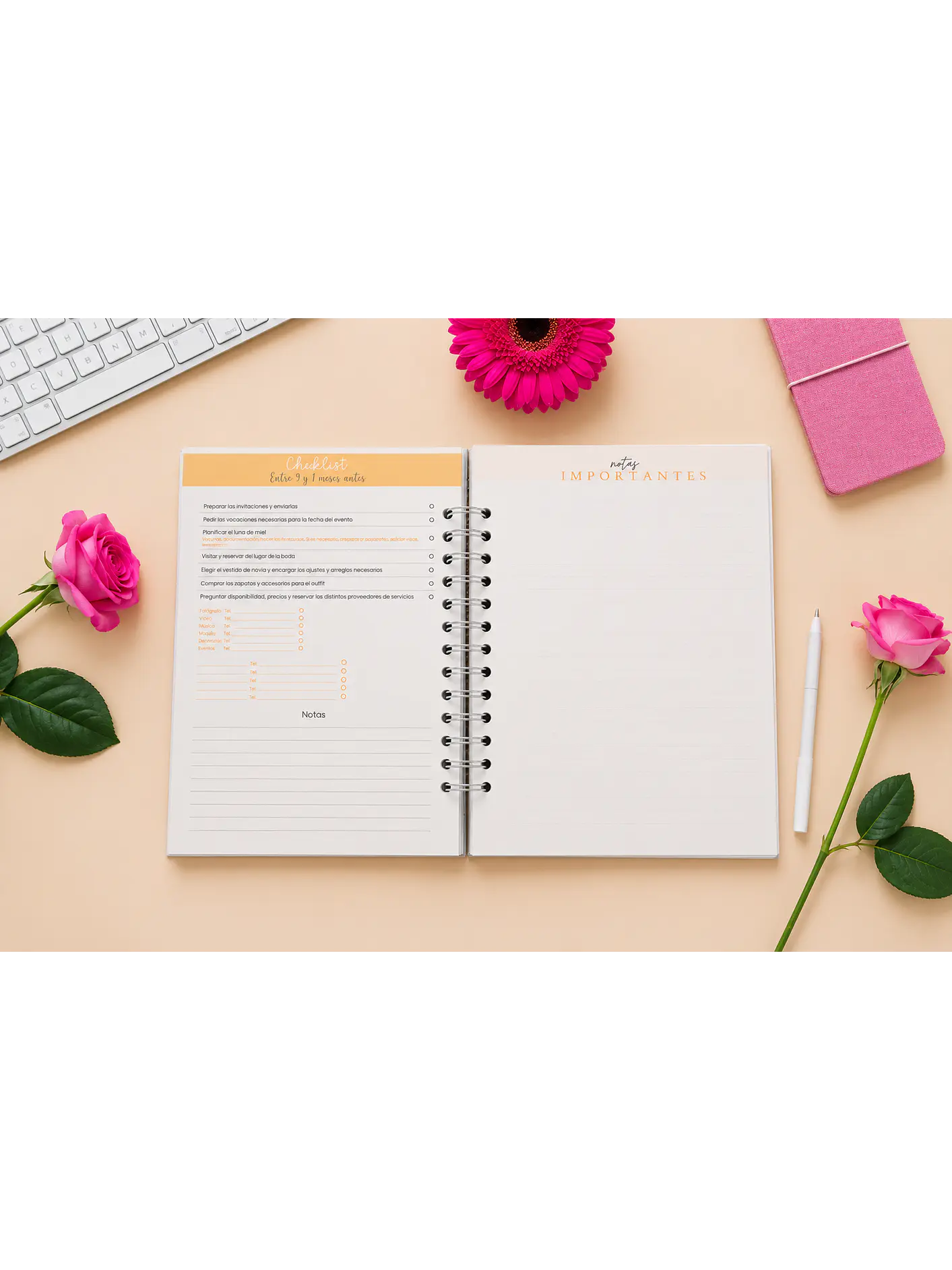 Planner de bodas Flores  7