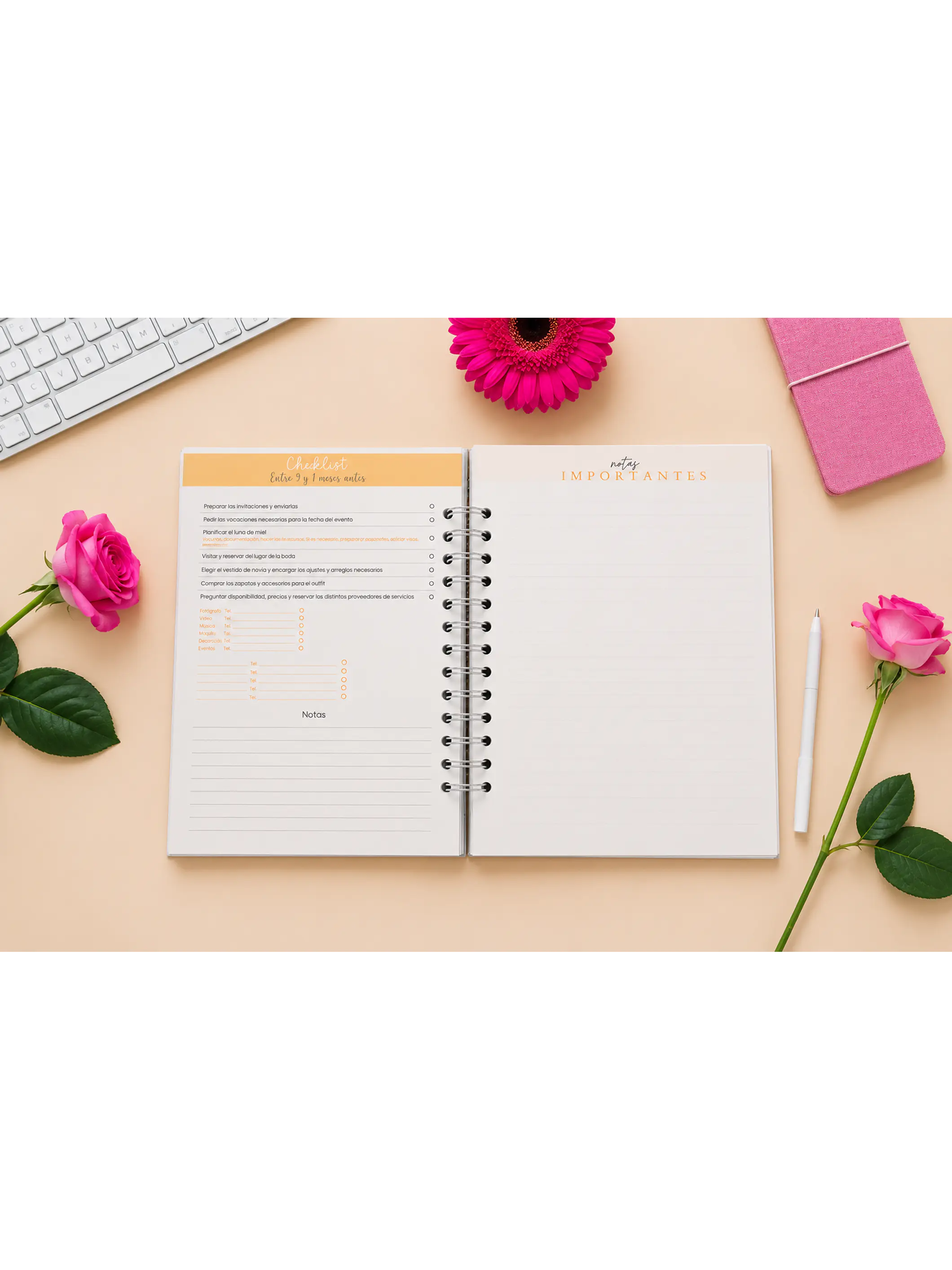 Planner de bodas Flores  7