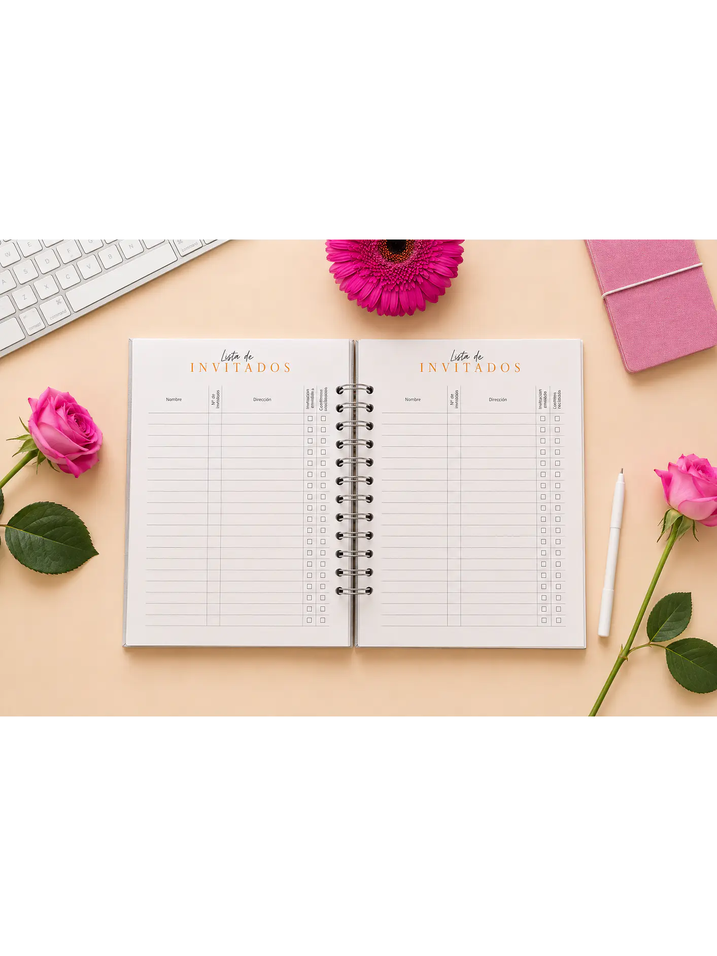 Planner de bodas Flores  6