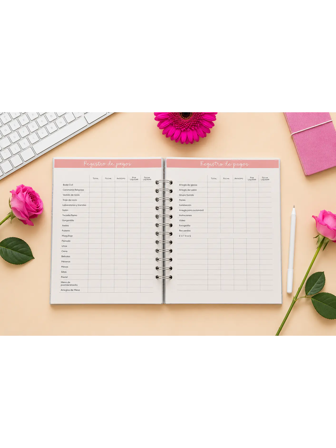 Planner de bodas Mr & Mrs 6