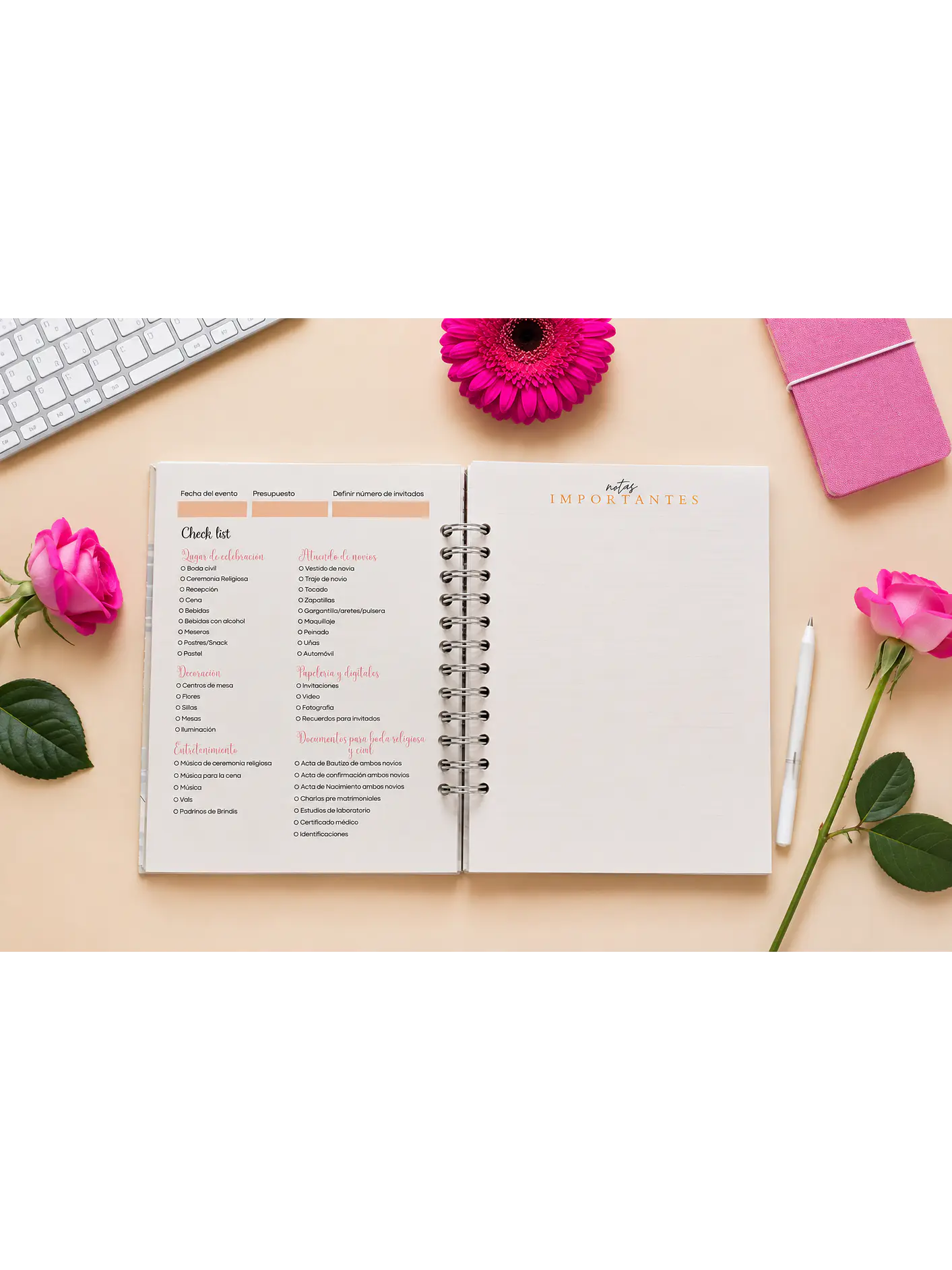 Planner de bodas Mr & Mrs 3