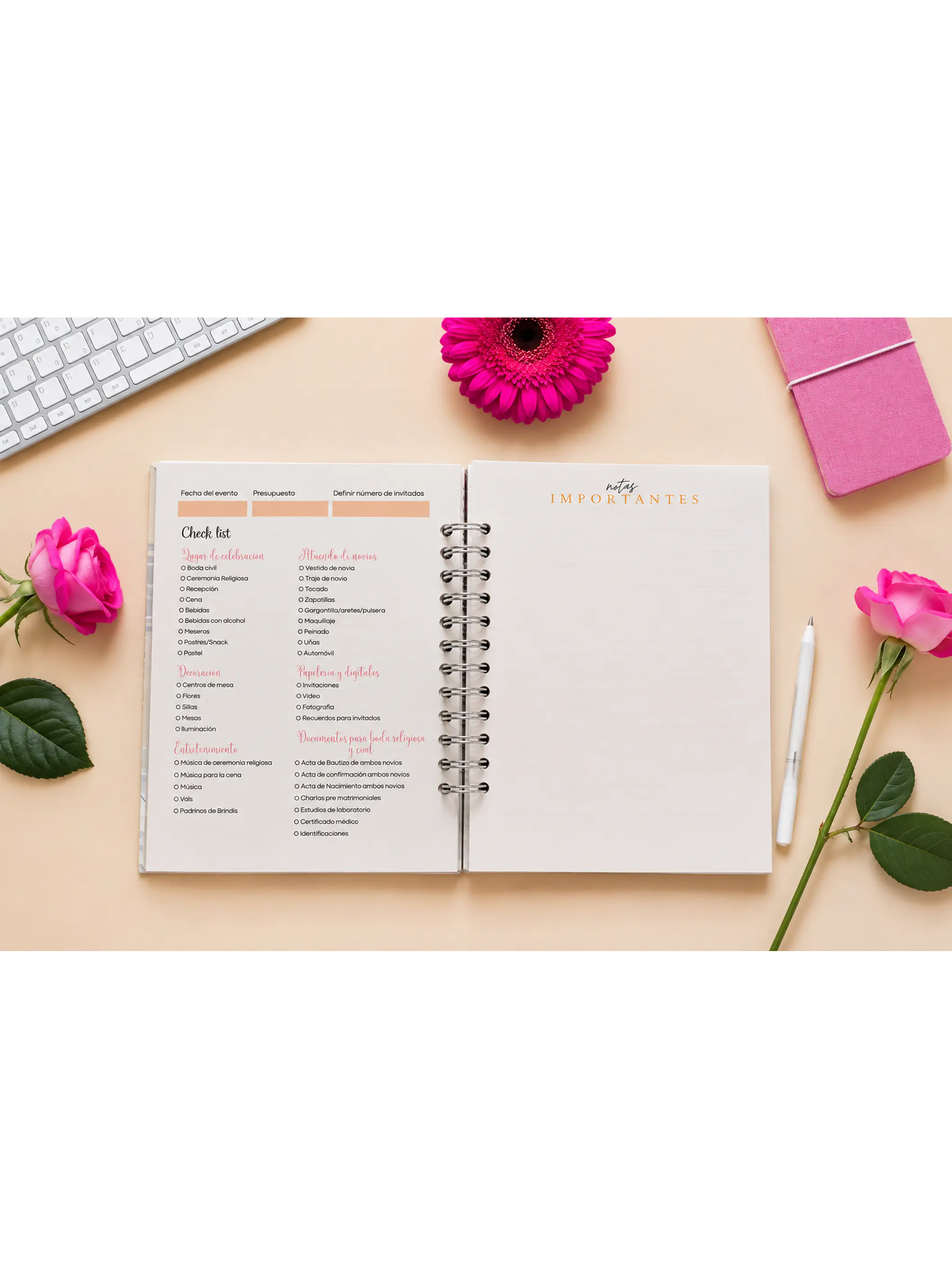 Planner de bodas Mr & Mrs 3