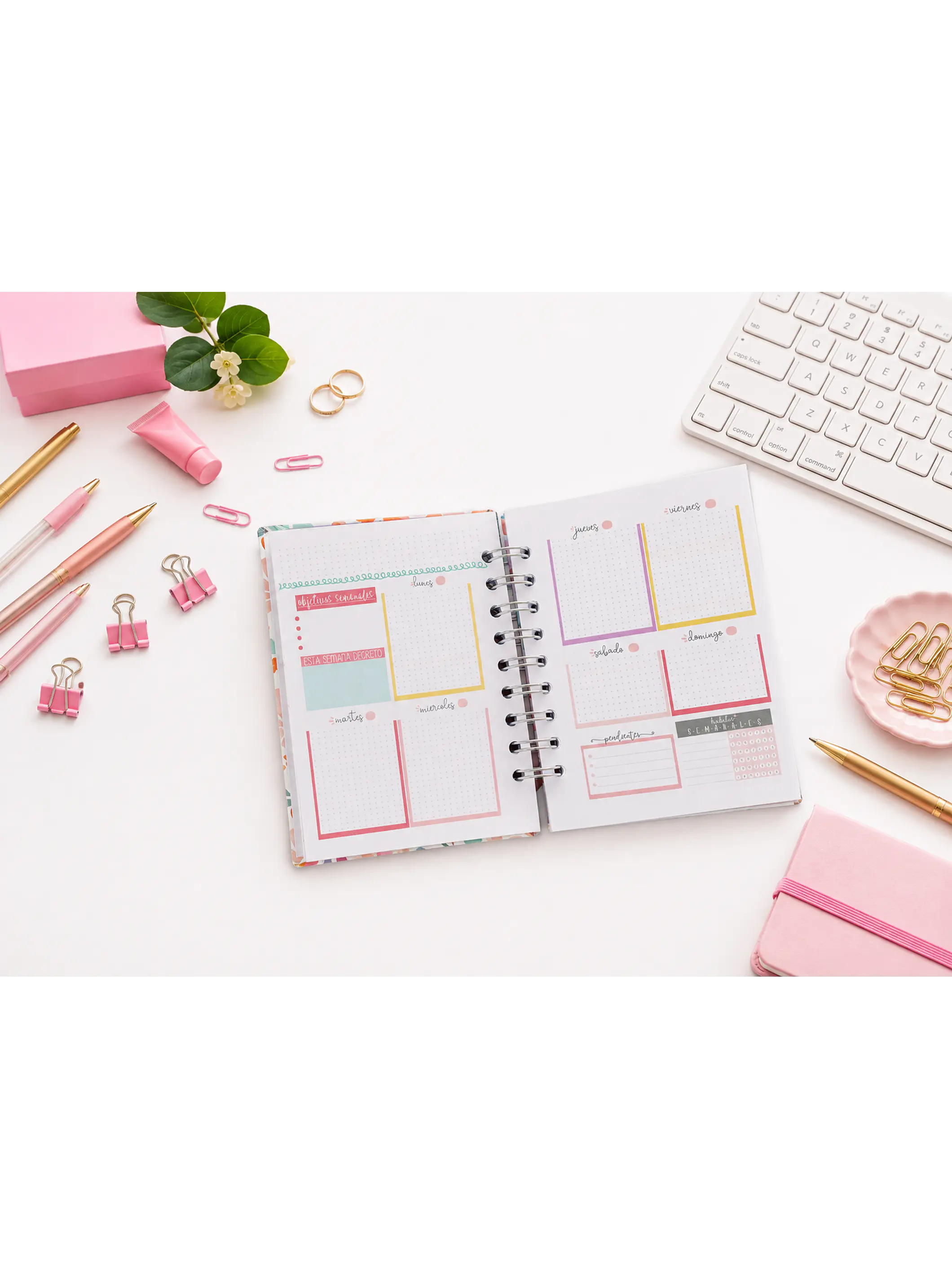 Miniplanner Sin fecha en Puntos  1
