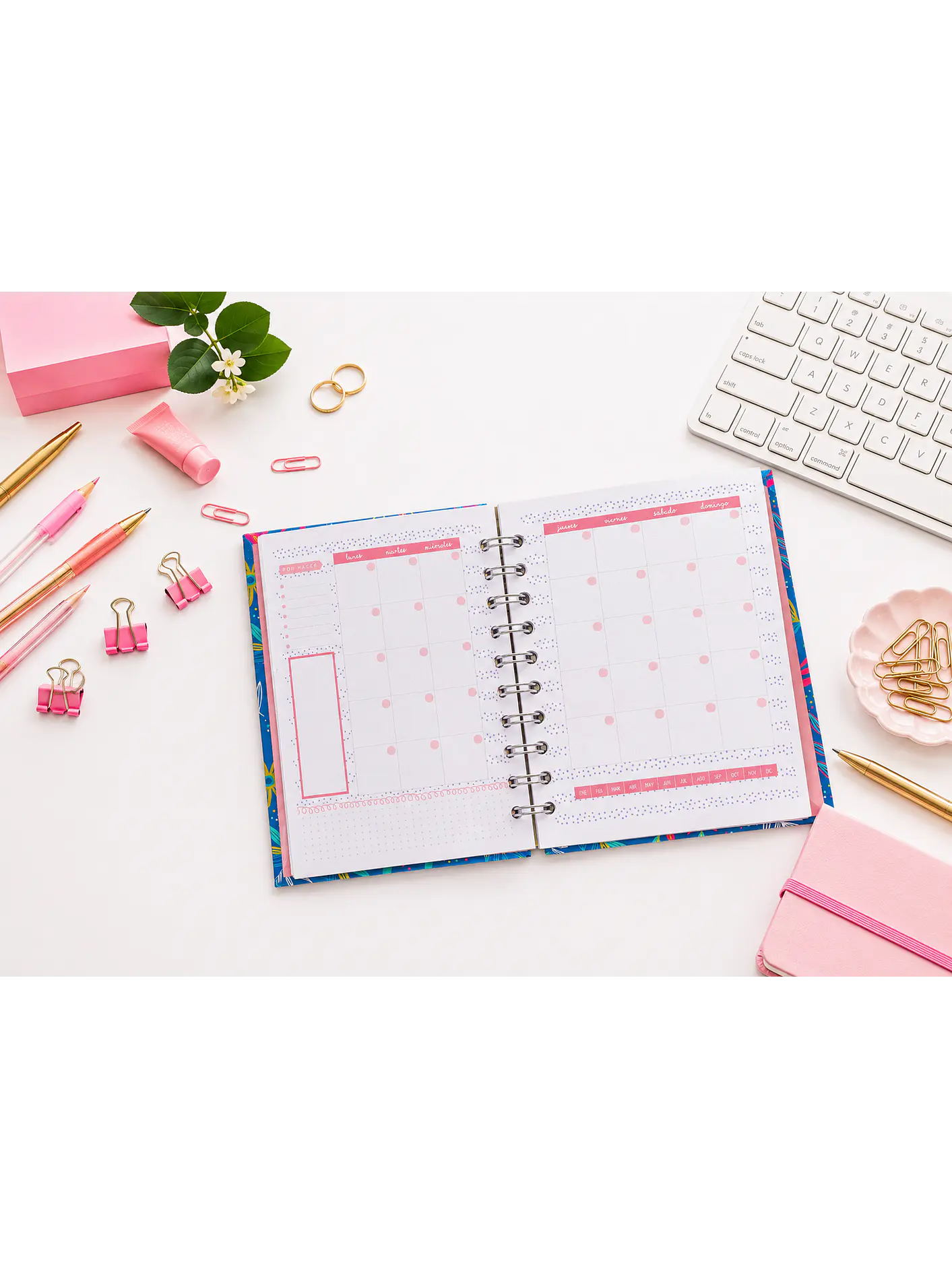 Miniplanner Sin fecha en Puntos  2