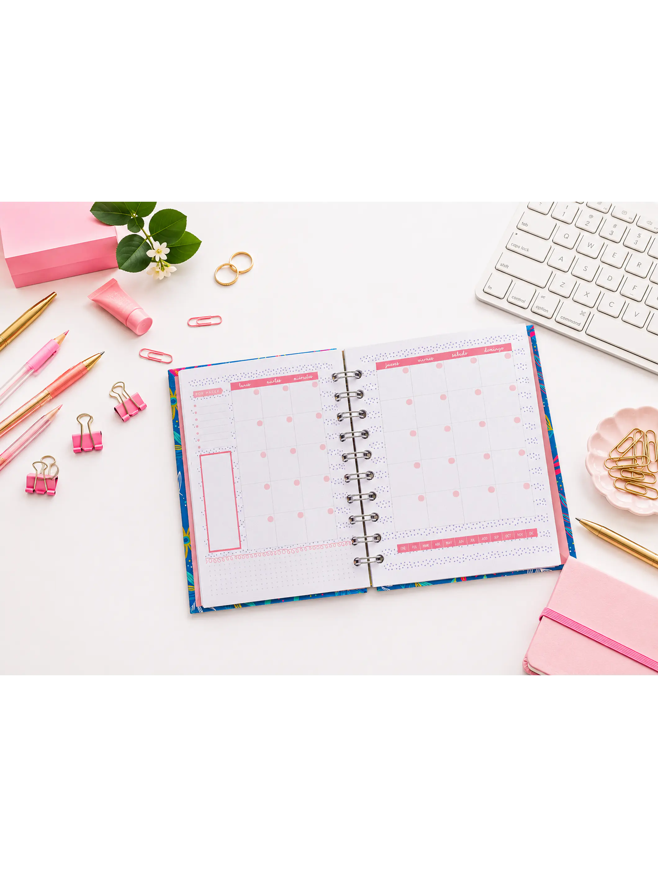 Miniplanner Sin fecha en Puntos  2