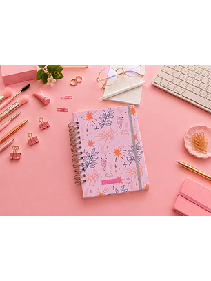 Planner universitario sin fecha - Estelar rosado