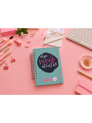 Planner universitario Elige vivir atenta