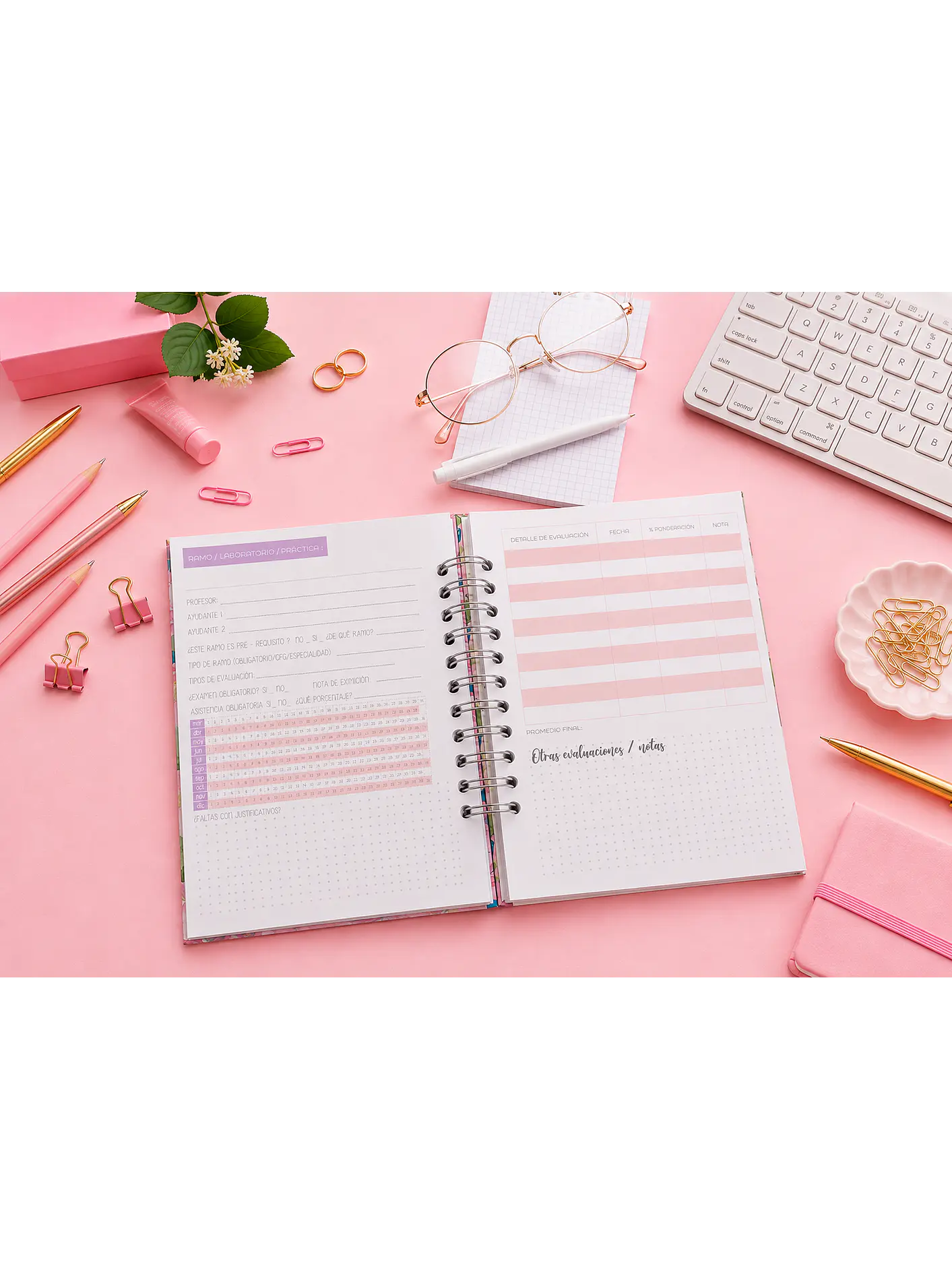 Planner universitario Crear creer crecer 2