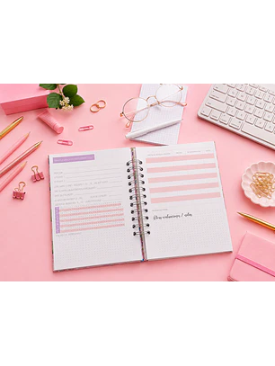 Planner universitario sin fecha  Animal Print Leopardo