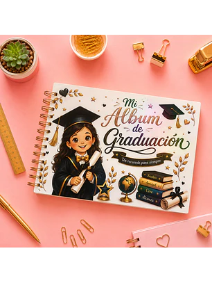 Diario de graduación álbum + dedicatorias 
