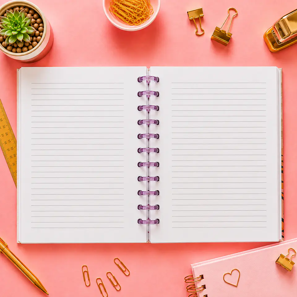Cuaderno Monstera verde 4
