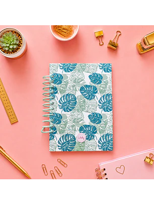 Cuaderno Monstera verde